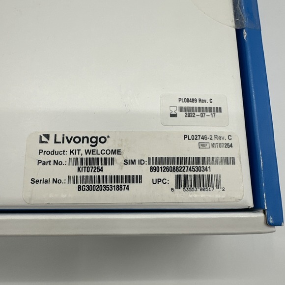 Livongo Connected Meter Kit With Test Strips Glucose Solution Booklet Open Box - Picture 13 of 13